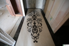 新米黃 玄關拼花 (2)