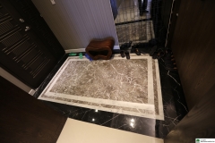 灰網石 玄關地坪