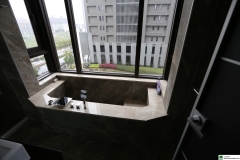 白金米黃 浴室檯面