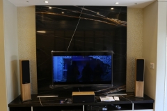 聖羅蘭黑金 大理石 牆面