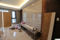 蔚藍海岸 電視牆