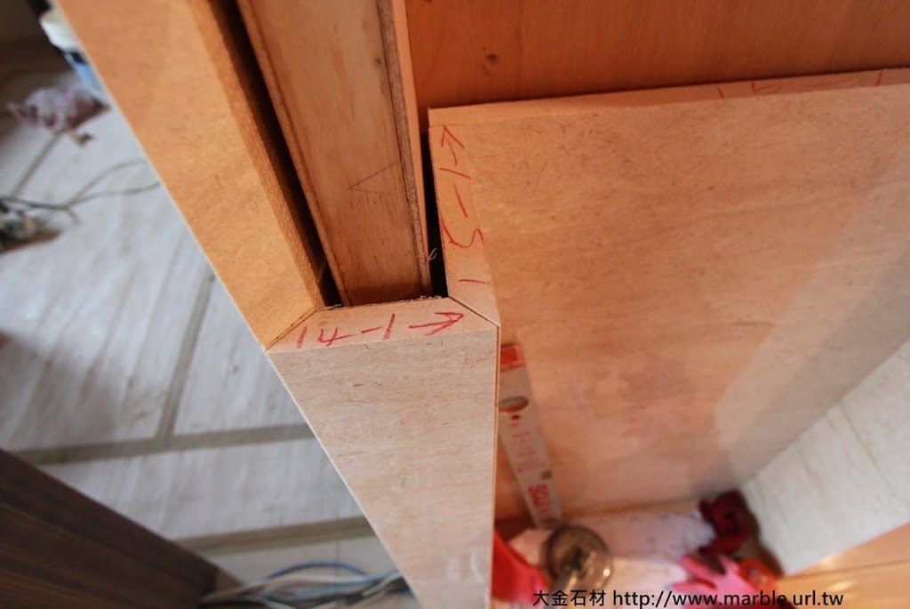 白金米黃 加工側面