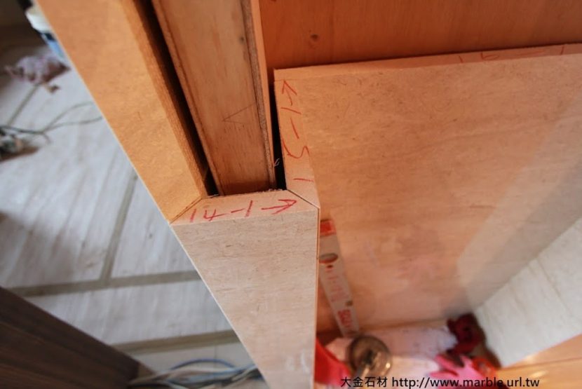 白金米黃 加工側面