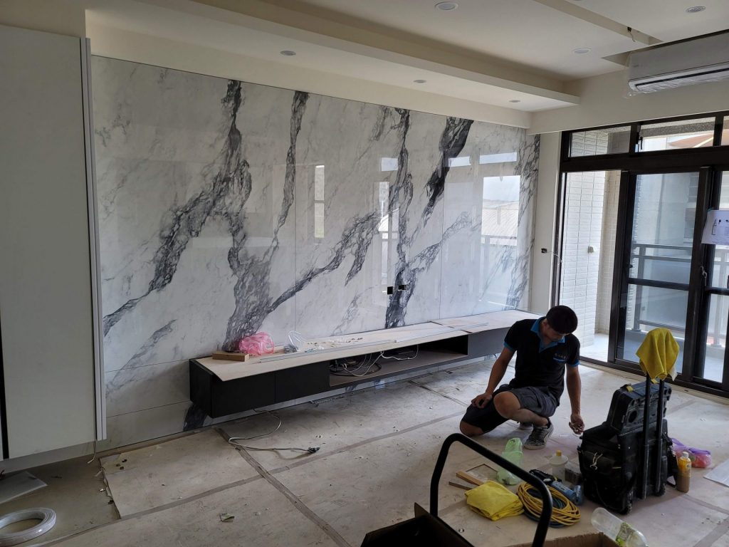 義大利鈦鋼石 電視牆面